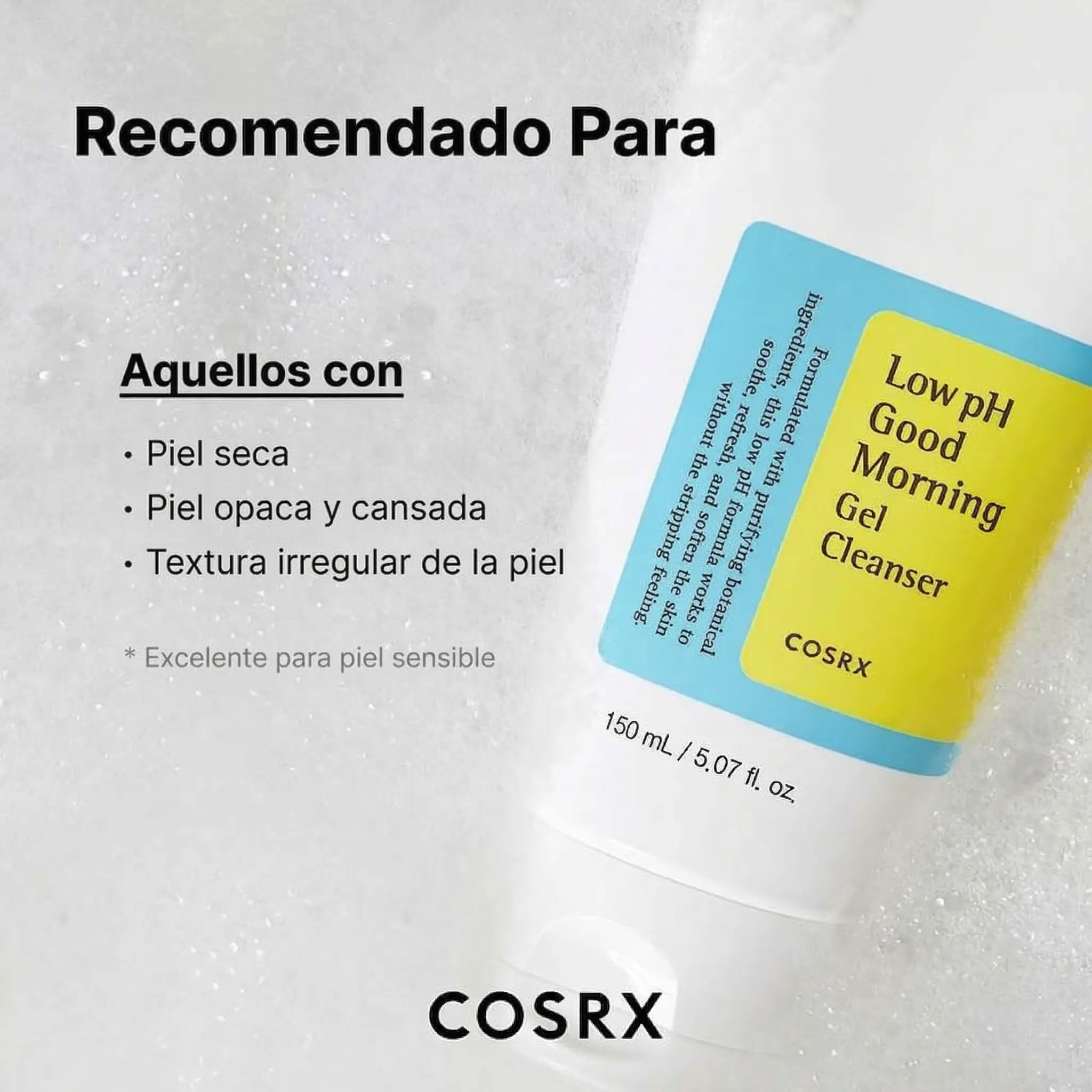 El COSRX Low pH Good Morning Gel Cleanser 2